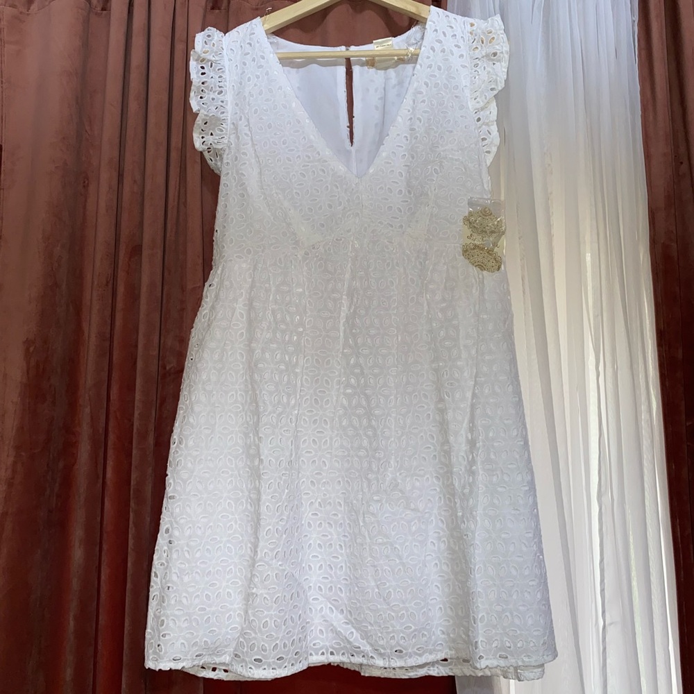Altar’d State White Eyelet Dress